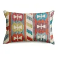 Bohemian throw pillow cover with ethnic geometric print, stylish rectangular cushion case. - BZ202605061-7