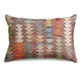 Bohemian geometric print rectangular throw pillow cover, traditional ethnic style cushion case. - BZ202605061-12