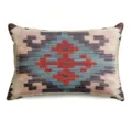 Bohemian throw pillow cover with ethnic geometric pattern, decorative sofa cushion case. - BZ202605061-35