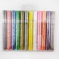 12-color acrylic paint marker pens set waterproof art markers for DIY rock painting. - 12-Color Set
