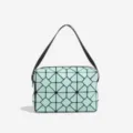 Sac à main géométrique losange menthe, élégant sac d'épaule minimaliste pour printemps eté. - Vert