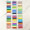 Set di note adesive colorate in PET per indice, marcatori di pagine trasparenti per ufficio studio. - Vedi dettagli / Multicolore