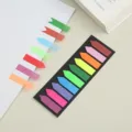 Translucent sticky notes neon index tabs page markers stationery school office supplies - Irregular Style 1