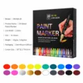 20 Kleuren Oliegebaseerde Verfstiften 2.8mm Punt Waterdichte Permanente Markers Kunst - GuangNa 168 20-Kleuren Set