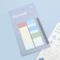 Διαφανείς αυτοκόλλητες σημειώσεις PET χρώματα Morandi δείκτες αδιάβροχοι σελίδας - Ble Carta 6 Chromata (Platy) 60 Fylla