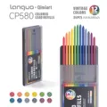Lanquo Qimiart vintage colored lead refills 24pcs 3.0mm soft oily pencil core for painting - Vintage Color Series (Refill)
