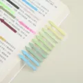 Translucent PET index tabs sticky page markers colorful sticky notes for office and school 1 - Style 4