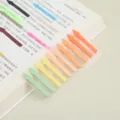 Foglietti adesivi indice PET trasparenti linguette frecce segnapagina colorata ufficio - Stile 10