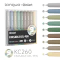 Languo Qimiart 9-color Morandi erasable gel pen set, 0.6mm fine point thermal pens for writing. - Morandi Style Erasable Gel Pen