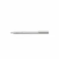 Minimalist retractable gel pen in cold summer grey, 0.5mm smooth writing for office and school. - Cool Summer Gray
