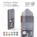 Languo Qimiart CP580 Metallic Colored Lead Refills 24PCS 12 Colors Professional Art Drawing - Metallic Color Series (Refill)