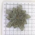 Detailed view of multi-layered rhinestone flower patch, perfect for DIY phone case and shoes. - Multilayer 3D Flower Style (1) / Red And White