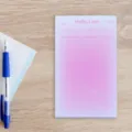 Pink gradient sticky memo pad with date and task checklist for daily office planning. - Plan Classification