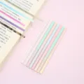 Morandi color translucent sticky index notes self-adhesive long strip memo pads for office school - Style 10