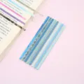 Morandi color sticky notes translucent index tabs long strip adhesive page markers book tabs - Style 6