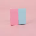 Colorful square sticky notes memo pad 76x76mm office stationery school supplies notes paper - 7.6*3.75cm Two-Color Stripe