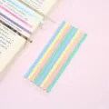 Morandi color translucent index sticky notes, long strip tabs for note-taking and book marking. - Style 2