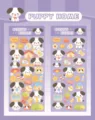 Cute puppy sticker sheets waterproof PVC cartoon diary DIY deco scrapbooking cute decals - Puppy Home