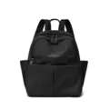 Black fashion casual backpack large capacity travel waterproof school bag for daily use - Black