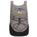 Outdoor foldable backpack waterproof hiking travel sports daypack for men and women grey - Grey Black