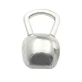 Silver kettlebell charm alloy pendant DIY jewelry making bracelet necklace fitness item - Dumbbell Lifting