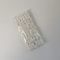 Minirosas artificiales blancas de espuma en bolsa, ideales para decoración floral de caja de regalo DIY - 144 Unidades/Paquete / Blanco