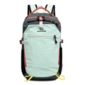 Colorful outdoor hiking backpack, grey and mint green urban travel daypack, durable. - Light Blue