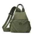 Multi-functional lightweight nylon backpack outdoor travel casual daypack waterproof - Green