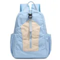 Light blue foldable outdoor backpack, lightweight casual daypack for travel and hiking. - Light Blue