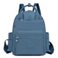 Stylischer blauer Damen Rucksack aus Oxford-Gewebe mit grossem Volumen und mehreren Fächern. - Saphirblau