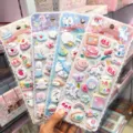 Leuke 3D-stickers met schattige dieren en eenhoorns voor creatieve kinderdecoratie. - Leuke Huisdier Schuim Sticker 02