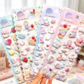 Leuke 3D schuim stickers met schattige dieren zoals katten en konijnen voor kinderen. - Leuke Huisdier Schuim Sticker 01