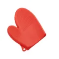 Silikon Ofenhandschuh Hitzebeständig Topflappen Küche Backen Werkzeug Detailansicht nahaufnahme - Zufällige Farbe / YH050 Zwei-Finger-Handschuhe