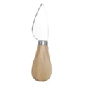 Couteau à fromage en acier inoxydable avec manche en bois, idéal pour le beurre. - HF201A-1 Couleur Acier
