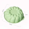 Gruene Silikon Kuchenform Blumenform Backform hitzebestaendig Kueche Backutensil - Blumen Backform (YH1234) / Grün