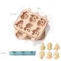 Silikon Eisform Ozean Tier DIY süße Eis am Stiel Form 15x12.2cm Küche Werkzeug - YH1211 Ozeanrosa