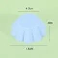 Hellblaue Silikon Muffinform Kuchenform, flexibles Backwerkzeug und Seifenform für die Küche. - Himmelblau