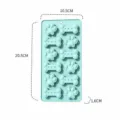 Silikon Haustier Kuchenform süße Pfote Knochen Form Eiswürfelbehälter cyan Backwerkzeug - Knochen Pfotenabdruck (YH1124) / Blau