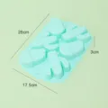 6-Hohlen Kaktus Silikonform fuer Handseife, DIY Backen, Kuchen und Kuechenwerkzeuge - Grün