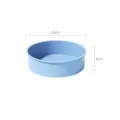 Ronde siliconen cakevorm 20x6cm antiaanbaklaag bakvorm keuken bakgerei blauw nieuw - 8 Inch Blauw