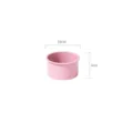 Ronde roze siliconen taartvorm bakvorm antiaanbaklaag keuken bakkers gereedschap 10cm - 4 Inch Roze