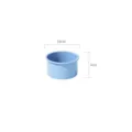 Ronde siliconen cakevorm bakvorm 10x6cm lichtblauw keuken hulpmiddel voor bakken - 4 Inch Blauw