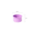 Paarse Ronde Siliconen Cake Vorm 10cm x 6cm Bakplaat DIY Keuken Bakken Gereedschap - 4 Inch Paars