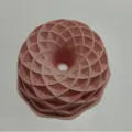 Rosa 3D geometrische Silikon Kuchenform einzelnes Loch Vogelnest Backform fur DIY Backen. - Morandi-Rosa