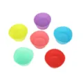 Bunte Silikon Muffinförmchen Backformen Set, hitzebeständige Kuchen Cupcake Förmchen für Küche. - YH020 Rund / Zufällig