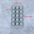 15-hohlraum stern silikonform graue backform für diy schokolade und eiswürfel hersteller - Morandi Grau