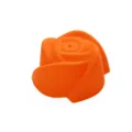 Orange rose silicone mold for baking cake, muffin and chocolate. Flexible heat-resistant tool. - YH018 Rose / Random