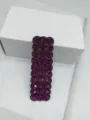 Purple rhinestone hair clip BB clip sparkling hair accessory for women girls sweet fringe side. - Dark Purple
