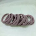 Dusty pink seamless hair ties, thick high elasticity elastic hair bands, 4cm ponytail ring - Lotus root pink