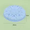 Blue sunflower silicone cake mold, 26cm large baking pan for chiffon and mousse baking. - Sky Blue